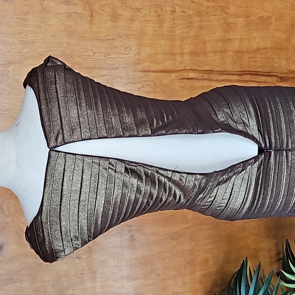 Cache Metallic classy sext fitted dress - Picture 6 of 7